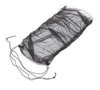 VICASKY Adjustable Elastic Birdcage Cover Mesh Netting for Parrot and Bird Cages Heavy Duty Dense Nylon Mesh Cage Catcher to Prevent Seed Scatter and Debris Breathable and Secure Fit Black