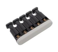 VICASKY Adjustable Finger Strengthener for Guitar and Piano Players Five Key Design Hand Grip Trainer Portable Bass Finger Separator Beginner Hand Exerciser for Dexterity and Coordination