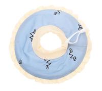 VICASKY Adjustable Guinea Pig Collar Soft Cloth Pet Protection Collar for Hamster and Guinea Pig Prevents Licking and Biting Post Surgery Size L