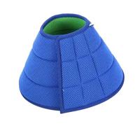 VICASKY Adjustable Pet Cone Collar for Cats and Dogs Comfortable Neck Guard Wrap Protective Bite and Scratch Collar for Post Surgery and Grooming Wound Care Blue Green
