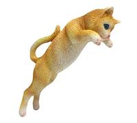 VICASKY Adorable Cat Figurine Flower Pot Hanger Lifelike Resin Planter Decoration for Home Garden Creative Cat Decor to Brighten Your Space