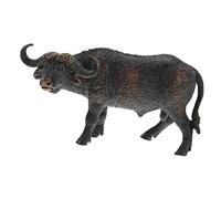 VICASKY African Buffalo Model Figurines Simulation Ornament Pvc Material Black Color Realistic Delicate Style Can Stand Steadily Story Telling Props Desk Decoration for Boys and Girls