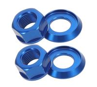 VICASKY Aluminum Alloy Bike Axle Screw Nuts for Front and Rear Wheel Hub Fixing Flanged Nuts Compatible with Mountain Folding Fixed-gear Bicycles Enhanced Stability and Secure Connection
