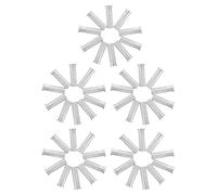 VICASKY Aluminum Threaded Outserts and Universal Compatibility 50pcs for Arrows 6.2mm Id Carbon Arrow Shafts with Precision Fit for Archery Shaft Building and Hunting