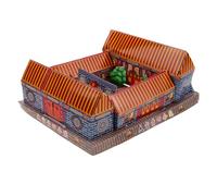 VICASKY Ancestor Worship Paper Villa Ensemble - 3d Sacrifice Paper House Figurine Collection for Festival Rituals and Qingming Burning Ceremony