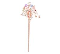 VICASKY Ancient Chinese Costume Hairpin Retro Headdress Flower Tassels Chinese Hair Pins for Traditional Hairstyles Featuring Beautiful Peacock Display for Retro Hair Accessories and