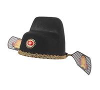VICASKY Ancient Chinese Emperor Hat for Cosplay Elegant Asian Braids Hat Comfortable Fit for Role Play Performances Random Color Traditional Style Accessory