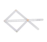 VICASKY Angle Finder Protractor with Silver Sturdy Material Stainless Steel Adjustable Multi-functional Angle Measurement Tool for Precise Corner Measurement for Woodworking and Flooring