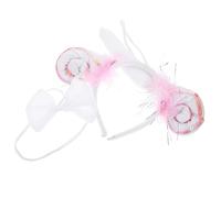 VICASKY Animal Costume Set Fun Sheep Ear Headband Bowtie Tail Kit for Lightweight Comfortable Sequined Design for Dances Parties Dress Up Activities