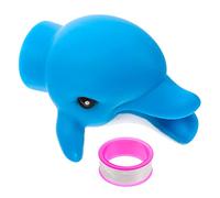 VICASKY Animal Shaped Faucet Extender for Kids, Blue Pp Cartoon Design, Makes Handwashing Fun and Helps Children Develop Good Habits, Bathroom Accessory for Toddlers and Babies