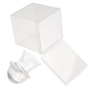 VICASKY Anti Snore Device Tongue Cover Silicone and Plastic White Comfortable to Wear Improves Breathing for Sleep Snoring Reduction