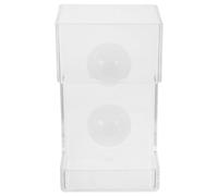 VICASKY Automatic Fish Tank Feeder Tube with Suction Cup, Acrylic Fixed-point Feeding Dish for Aquarium, Anti-drift Floating Fish and Shrimp Food Holder for Home Aquatic Pets