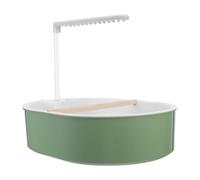 VICASKY Automatic Parrot Shower Bath Pump High for Birdcage Parakeet Cockatiels Indoor Use Adjustable Water Flow and Perch Random Color