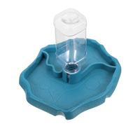 VICASKY Automatic Reptile Water Feeder and Food Bowl for Turtles Bearded Dragons Geckos Continuous Hydration Easy-clean Water Dispenser Tank Accessory in Lake Blue