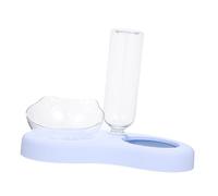 VICASKY Automatic Water Refill Bowl for Cat Bowl and Dog Food Designed As Tilted Food Basin for Indoor Use Preventing Splash and Ensuring Your Pet Hydration Needs Are Met