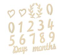 VICASKY Baby Boy Milestone Cards Announce Birth Wooden Growth Cards Milestone Numbers