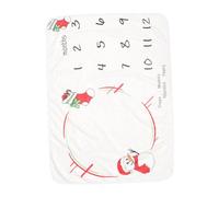 VICASKY Baby's First Year Photo Wrap Newborn Swaddle Blanket Flannel Wrap for Monthly 100 Day Banquet Prop