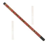 VICASKY Bamboo Flute and Flute Film with Bamboo Material in D Key Easy to Tune and Adjust Intonation, Simple Appearance Beginner Suitable for Students and Traditional Music Beginners