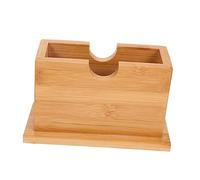 VICASKY Bamboo Tissue Box Holder Smooth Napkin Storage Case for Home and Office Easy to Clean Eco Friendly Napkin Dispenser Practical Table Organizer and Decorative