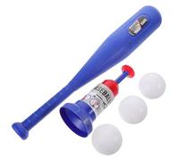 VICASKY Baseball Training Kit with Safe Plastic Launcher Bat and Ball Set for Outdoor Play and Practice Rounded Edges for Boys and Developing Sports Skills