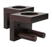 VICASKY Bat Wall Baseball Coffee Easy Installation for Bats Softball and Colour 2pcs Wood Holder Mount Rack Display for Memorabilia and Collectible