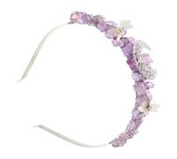 VICASKY Beautiful Natural Crystal Tiara Unique Dragonfly Crown Prop for Weddings Parties Photography Durable Handmade Headpiece for Women