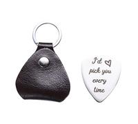 VICASKY Beginner-friendly Guitar Picks Set Valentine's Day with Holder Comfortable for Ukulele Bass