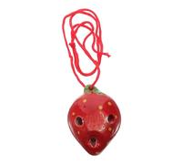 VICASKY Beginner Practice Ocarina Boy Girl's Musical Instrument Strawberry Shape Easy to Play