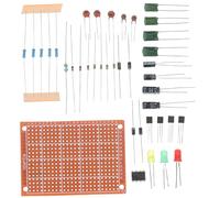VICASKY Beginner Soldering Practice Kit with Plugin Training Board Electronic Experiment Kit for DIY Welding Skills Comprehensive Component for Electronics Engineering and Circuit Learning
