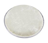 VICASKY Beige Self-tuning Drum Skin 8 Inch Leather Replacement Cover for African Drums Sturdy Musical Accessory