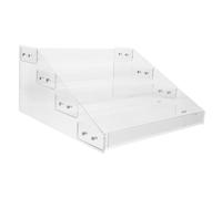 VICASKY Beverage Display Riser Rack Drinks Holder for Retail Shops Efficient Space Utilization Sturdy Construction for Snacks and Beverages Display