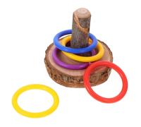 VICASKY Bird Training Toys Wooden Parrot Toys for Cage for Intelligence Improvement for Bird Training