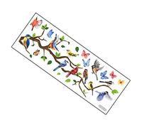 VICASKY Bird Tree Branch Wall Sticker Removable Peel and Stick Wall Decal for Living Room Bedroom Nursery Smooth Surfaces Home Decor