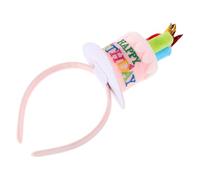 VICASKY Birthday Cake Headband for Themed Parties Party Headwear for Adults Reusable Carnival Headdress Eye Catching Celebration Props