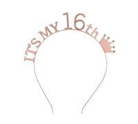 VICASKY Birthday Party Number and Letter Crown Hair Band Creative Stylish Headwear for Women Fun Photo Prop for Festive Celebrations