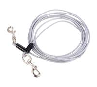 VICASKY Bite Dog Leash Steel Wire Double-headed Practical for Dogs Heavy Duty Chain for Pulling for Outdoor Walks and Training Random Color