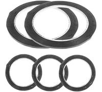 VICASKY Black 5pcs Violin Fingerboard Tape 3mm Wide Free Cut Fretboard Position Labels Finger Guide for Violin Practice