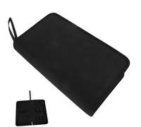 VICASKY Black Oxford Cloth Tuning Tool Case Sturdy Wear-resistant Organizer with Secure Storage Prevents Item Loss for Piano Tool and Small Parts