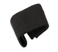 VICASKY Black Plush Erhu Mute Pad for Sound Reduction and Easy Installation Soft Erhu Accessory for Beginners for Improved Playing Experience