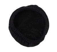 VICASKY Black Soprano Saxophone Horn Dust Cover 3.7-4.2 Inch Straight Tube Protective Cap Instrument Accessory for Performance and Storage