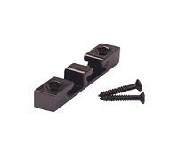 VICASKY Black Zinc Alloy String Retainer for 3-string Guitar Bass Metal Roller String Guide Guitar Accessory for Bass Players