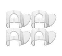 VICASKY Blind Brackets Clips Bottom Bracket Top Fixing To Hold Blinds Up Down Pleated & Cordless Handles 4-Piece Replacement Child-Safe Wireless Pulls for Honeycomb Cellular Shades, No-Drill Adhesive