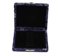 VICASKY Box Reed Accessory Organizer Supply Machine Styler Mouthpiece Flute Bag Trumpet Gadget Tape Dispenser Sounds Car Electronic Charger Concertina Watch Waterproof Blue Solid Wood