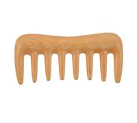 VICASKY Boxwood Wooden Hair Comb Wide Tooth Static Scalp Massager for Curly Thick Wavy Straight Hair Portable Handmade Massage Brush for Wet Dry Styling