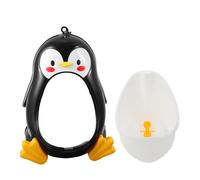VICASKY Boys Pee Trainer Penguin Potty Sturdy Pp Plastic Lovely Cartoon Design with Windmill Rotation Convenient to Use for Bathroom Boys and Girls