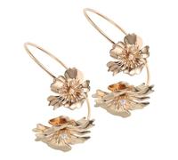 VICASKY Bracelet Alloy Elegant Fake Pearls Floral Cuff Arm with Golden Material, Comfortable Fit and Ergonomic Design Boho and Luxurious Aesthetic for Events and Daily Outfits Beach