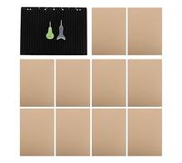 VICASKY Braille Writing Board Lines Cell Portable Plastic Reusable Alphabet Training for Blind Practice Assist Braille Board