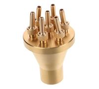 VICASKY Brass Fountain Nozzle for Pool Direct Spray Sprinkler Head for Garden Water Features and Landscape Fountains Suitable for Courtyard Rockery and Square Pools