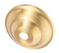 VICASKY Brass Metal Lamp Holder Finial Ceiling Light Base Fitting Accessory Modern Design with Stable Second Level Support Space-Saving Pendant Fixture for Living Bedroom