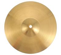 VICASKY Brass to Strong Performance Support Professional Resistance Hit for Crash Ride Cymbal Set Percussion Instrument Golden Finish Drum Suitable Players